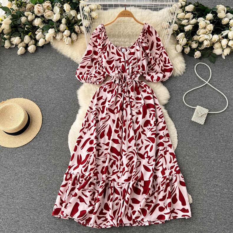 Divena Printed Maxi Dress